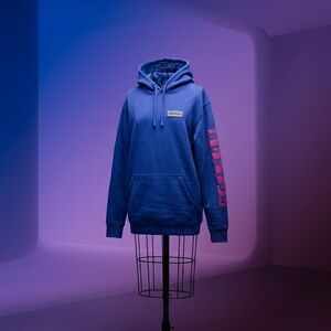 Burton Size XL  Blue Logo Hoodie